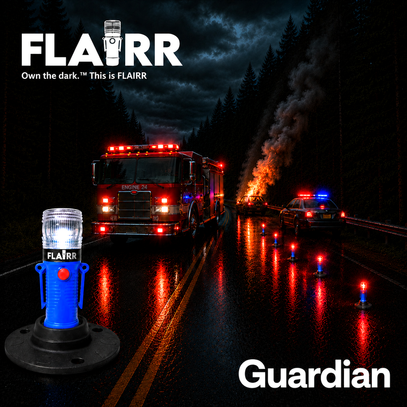 FLAIRR Guardian road flare without FlairrLINK 5 Pack Bag