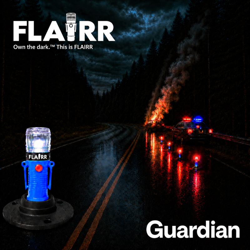 FLAIRR Guardian road flare without FlairrLINK 4 Pack Bag