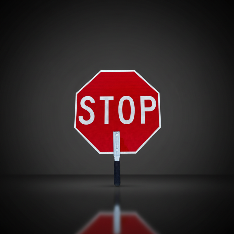 Paddle Stop Sign
